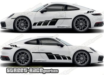 Porsche 911 large side graphics 027