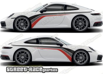 Porsche 911 large side graphics 030