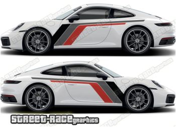 Porsche 911 large side graphics 031