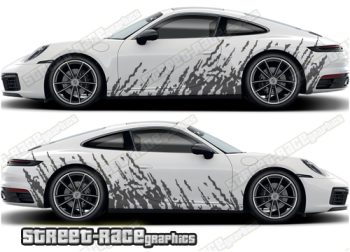 Porsche 911 large side graphics 033