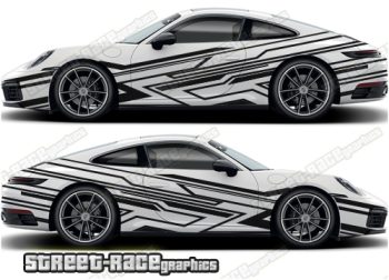 Porsche 911 large side graphics 039