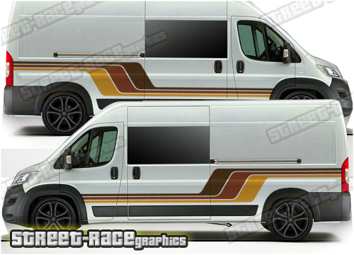 Ducato - Relay - Boxer camper van RETRO graphics 197 - Image 2