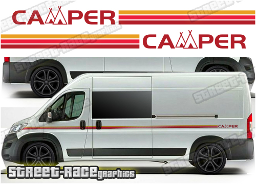 Ducato - Relay - Boxer camper van RETRO graphics 198
