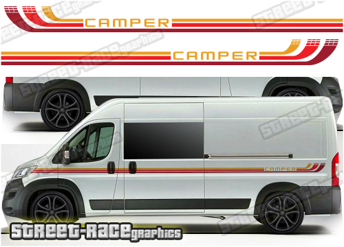 Ducato - Relay - Boxer camper van RETRO graphics 200