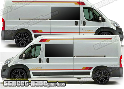 Ducato - Relay - Boxer camper van RETRO graphics 202