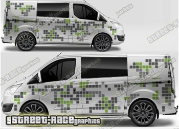 Ford Transit Custom Camouflage graphics 025