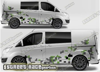 Ford Transit Custom Camouflage graphics 026