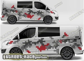 Ford Transit Custom Camouflage graphics 027