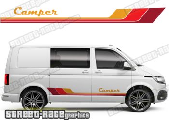 VW transporter stickers 152 - Retro stripes