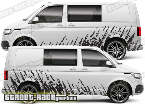 VW transporter rally 037 - mud splatter