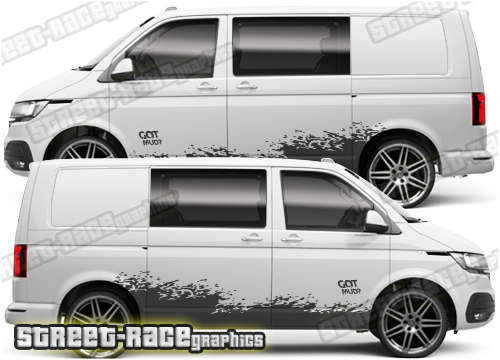 VW transporter rally 038 - Got Mud?