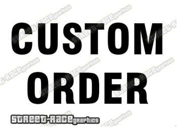 Customised order