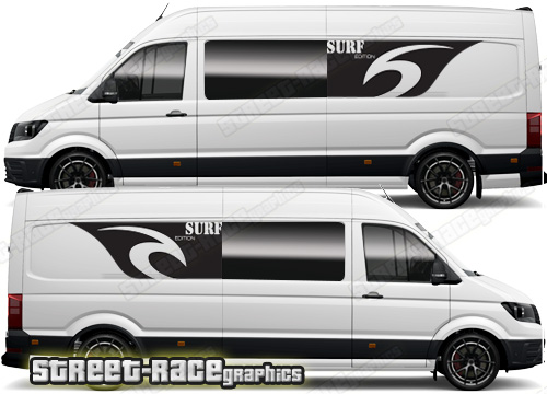 VW Crafter MK2 camper van graphics 053 - Window extender