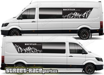 VW Crafter MK2 camper van graphics 054 - Window extender