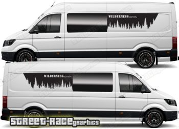 VW Crafter MK2 camper van graphics 055 - Window extender