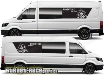 VW Crafter MK2 camper van graphics 056 - Window extender