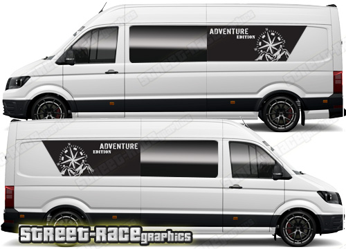 VW Crafter MK2 camper van graphics 056 - Window extender