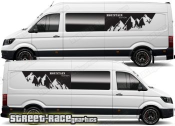 VW Crafter MK2 camper van graphics 057 - Window extender