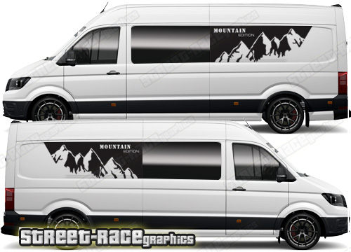 VW Crafter MK2 camper van graphics 057 - Window extender