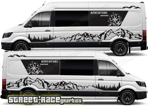 VW Crafter MK2 camper van graphics 135