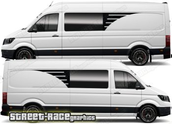 VW Crafter MK2 camper van graphics 144 - Window extender