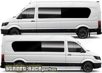 VW Crafter MK2 camper van graphics 146 - Window extender