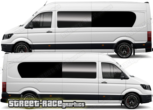 VW Crafter MK2 camper van graphics 146 - Window extender