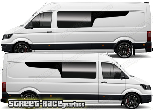 VW Crafter MK2 camper van graphics 151 - Window extender