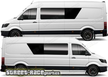 VW Crafter MK2 camper van graphics 152 - Window extender