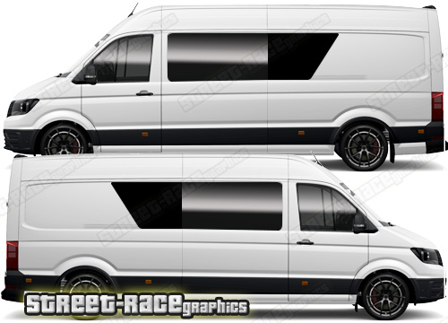 VW Crafter MK2 camper van graphics 152 - Window extender
