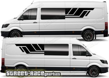 VW Crafter MK2 camper van graphics 153 - Window extender