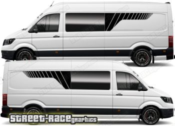 VW Crafter MK2 camper van graphics 154 - Window extender