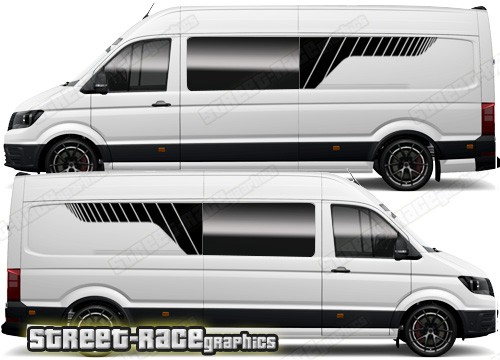 VW Crafter MK2 camper van graphics 154 - Window extender