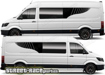 VW Crafter MK2 camper van graphics 155 - Window extender