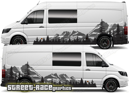 VW Crafter MK2 camper van graphics 165
