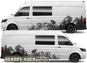 VW Crafter MK2 camper van graphics 166B - MTB
