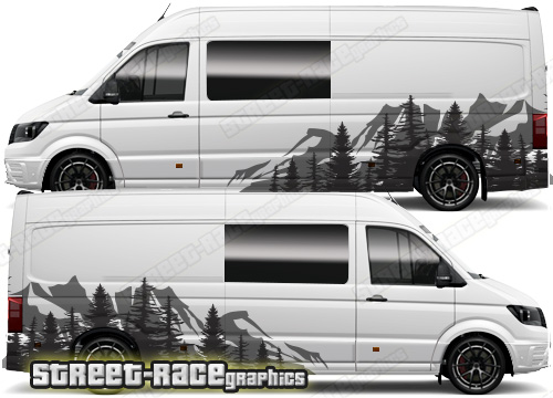 VW Crafter MK2 camper van graphics 167