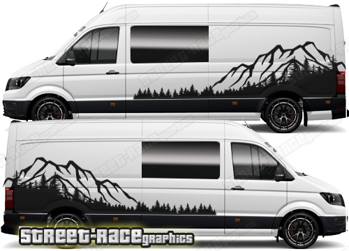 VW Crafter MK2 camper van graphics 172