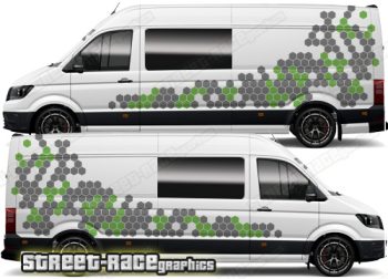 VW Crafter MK2 camper van graphics 174 - HONEYCOMB