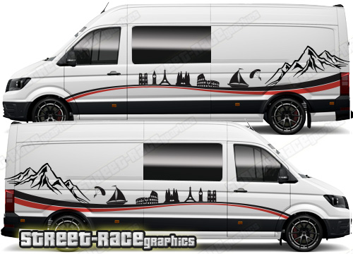 VW Crafter MK2 camper van graphics 182