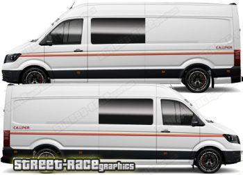 VW Crafter MK2 camper van RETRO graphics 198