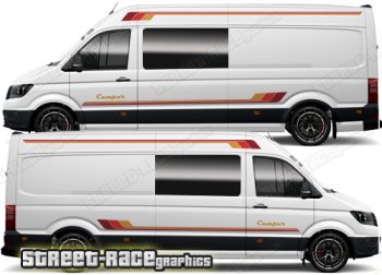 VW Crafter MK2 camper van RETRO graphics 202