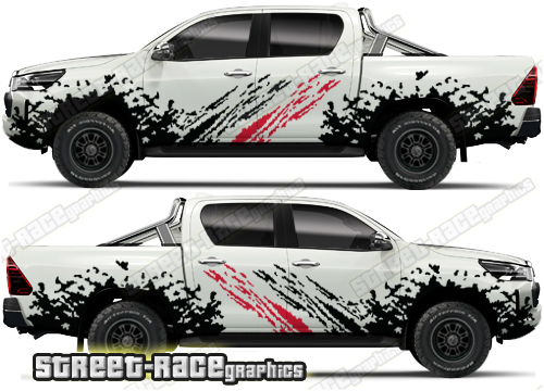 Toyota Hilux MK8 large 002 - mud splatter graphics