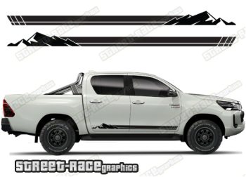 Toyota Hilux MK8 racing stripes 001