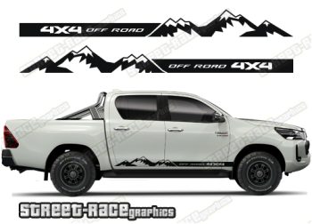 Toyota Hilux MK8 racing stripes 002