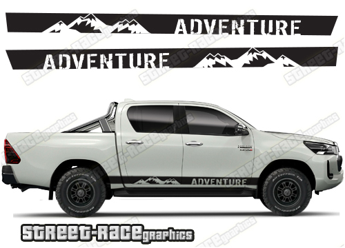 Toyota Hilux MK8 racing stripes 003