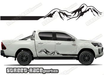 Toyota Hilux MK8 racing stripes 004