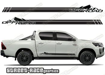 Toyota Hilux MK8 racing stripes 005