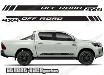 Toyota Hilux MK8 racing stripes 006
