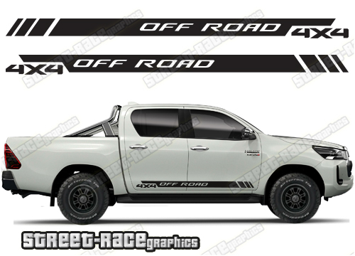 Toyota Hilux MK8 racing stripes 006